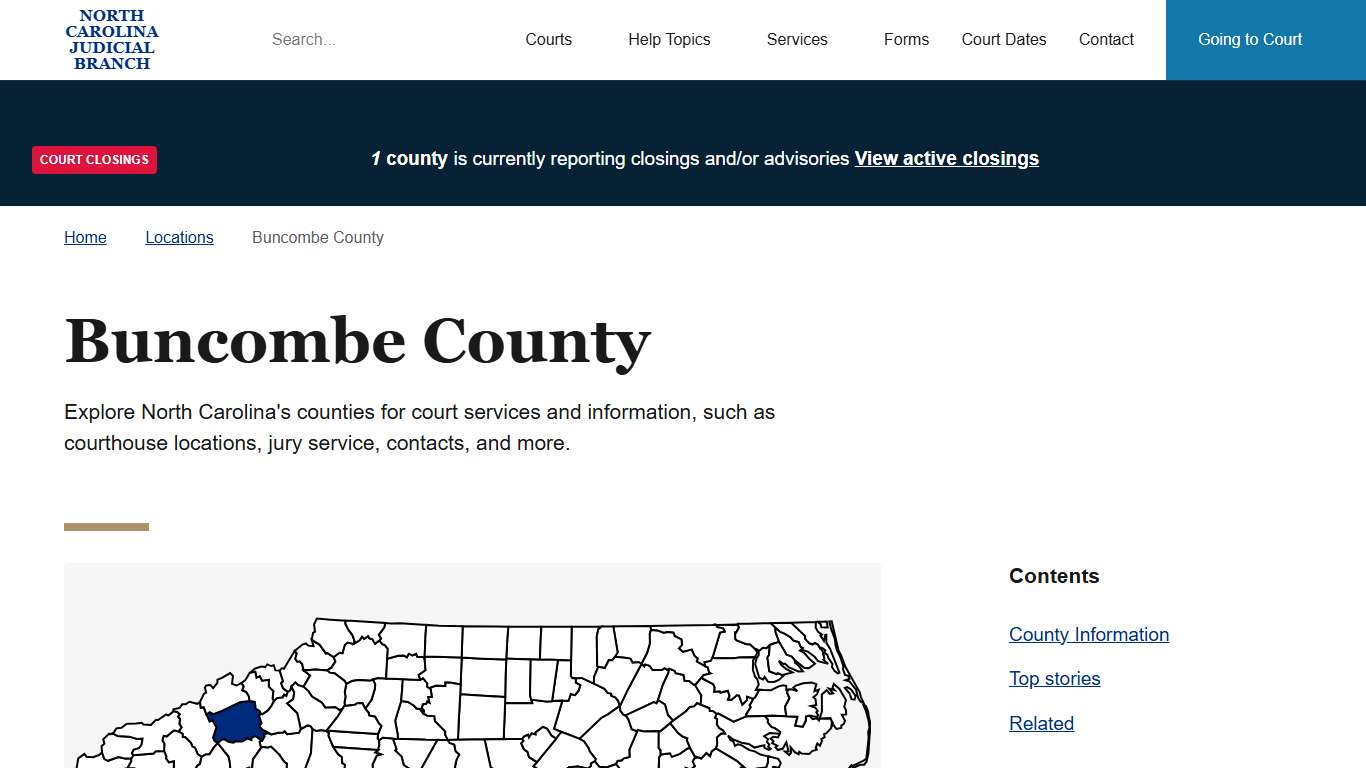 Buncombe County | North Carolina Judicial Branch